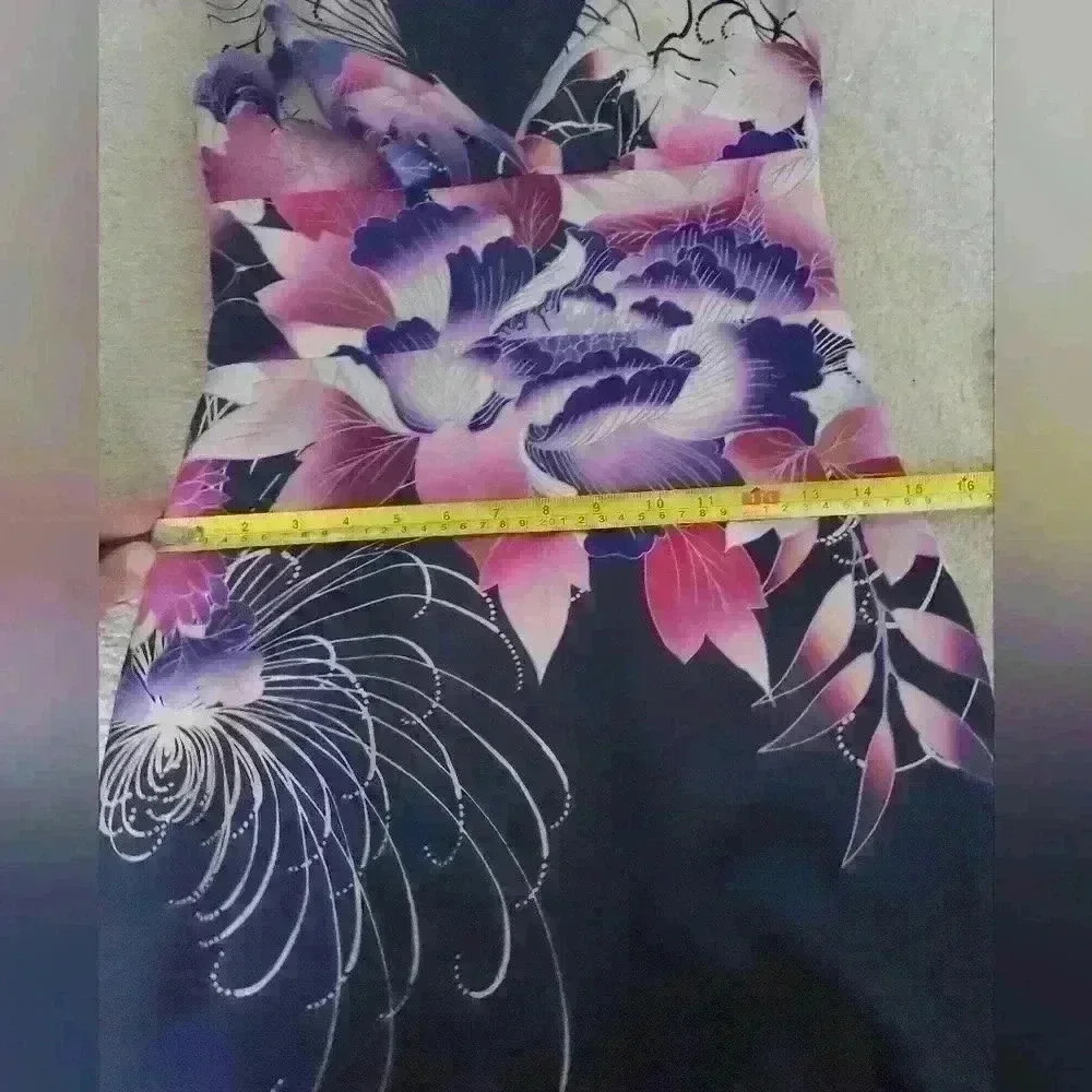 Marciano purple flowered  dress size 2 - Picture 10 of 13